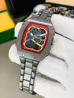RM 67-02 Style Skeleton Tonneau Watch