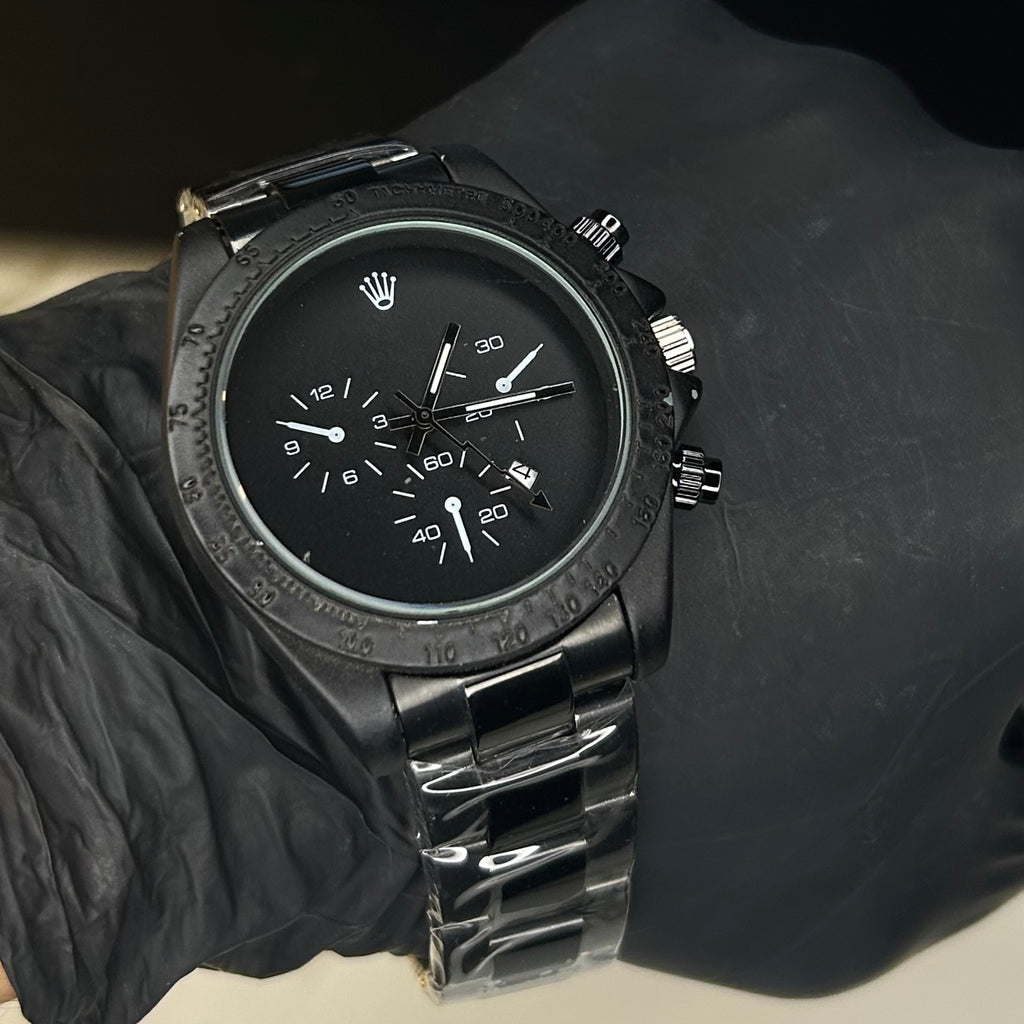 All Balck Rolex Watch Perimium Quality