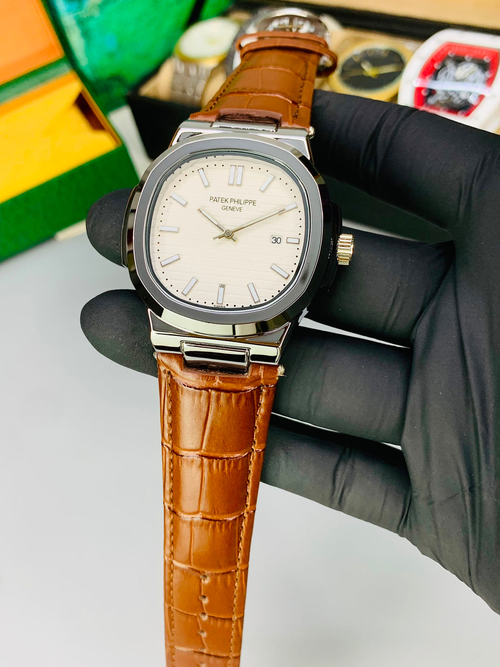 PP Old Money Leather Strap Watch – Multiple Colors