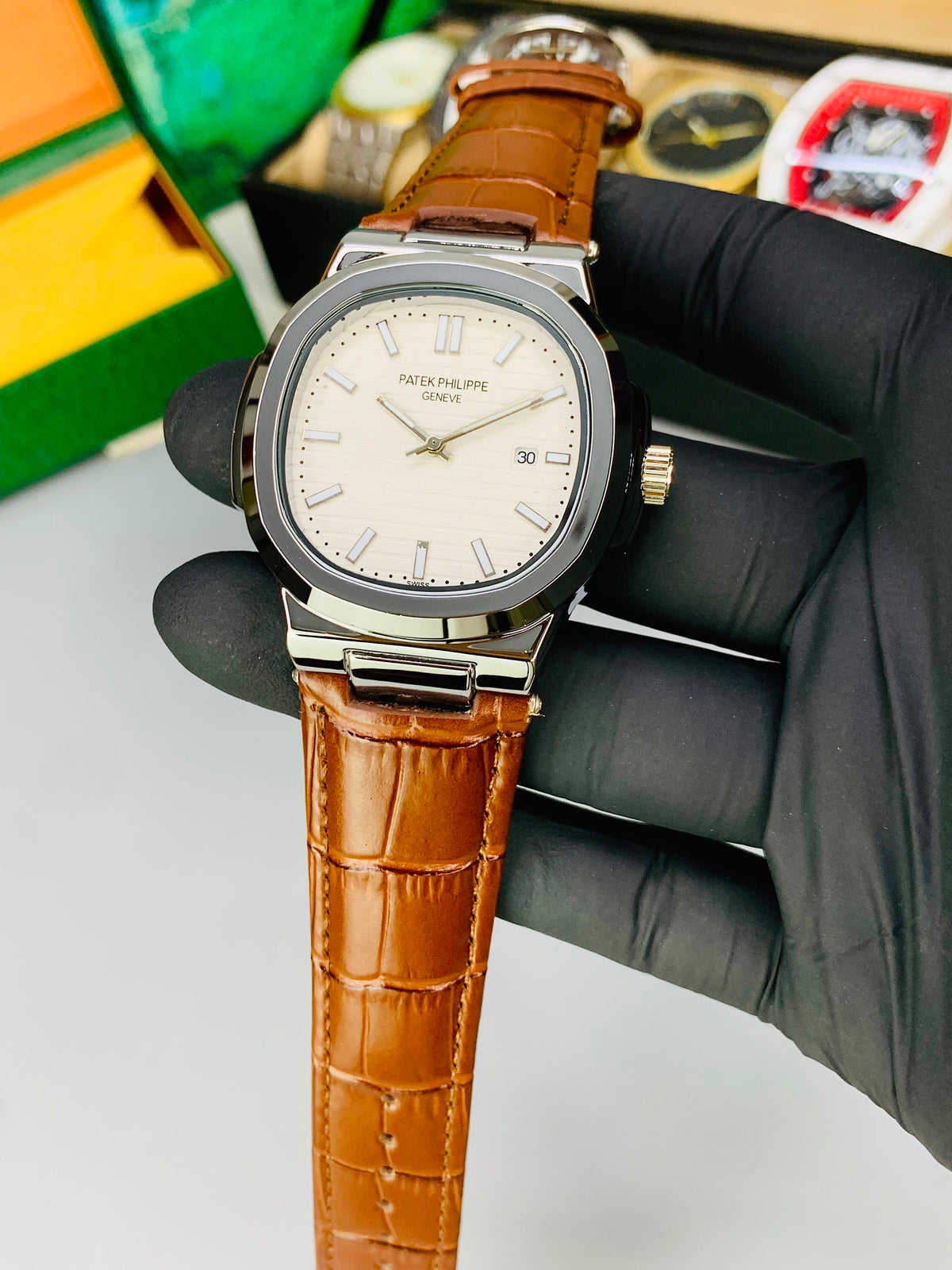 PP Old Money Leather Strap Watch – Multiple Colors