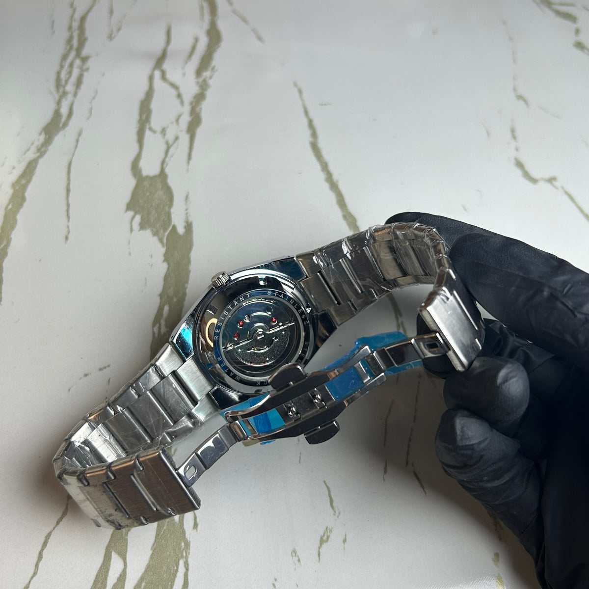 Tissot Men’s Black Dial & Cartier Tank Watch – Premium 2 Watch Combo