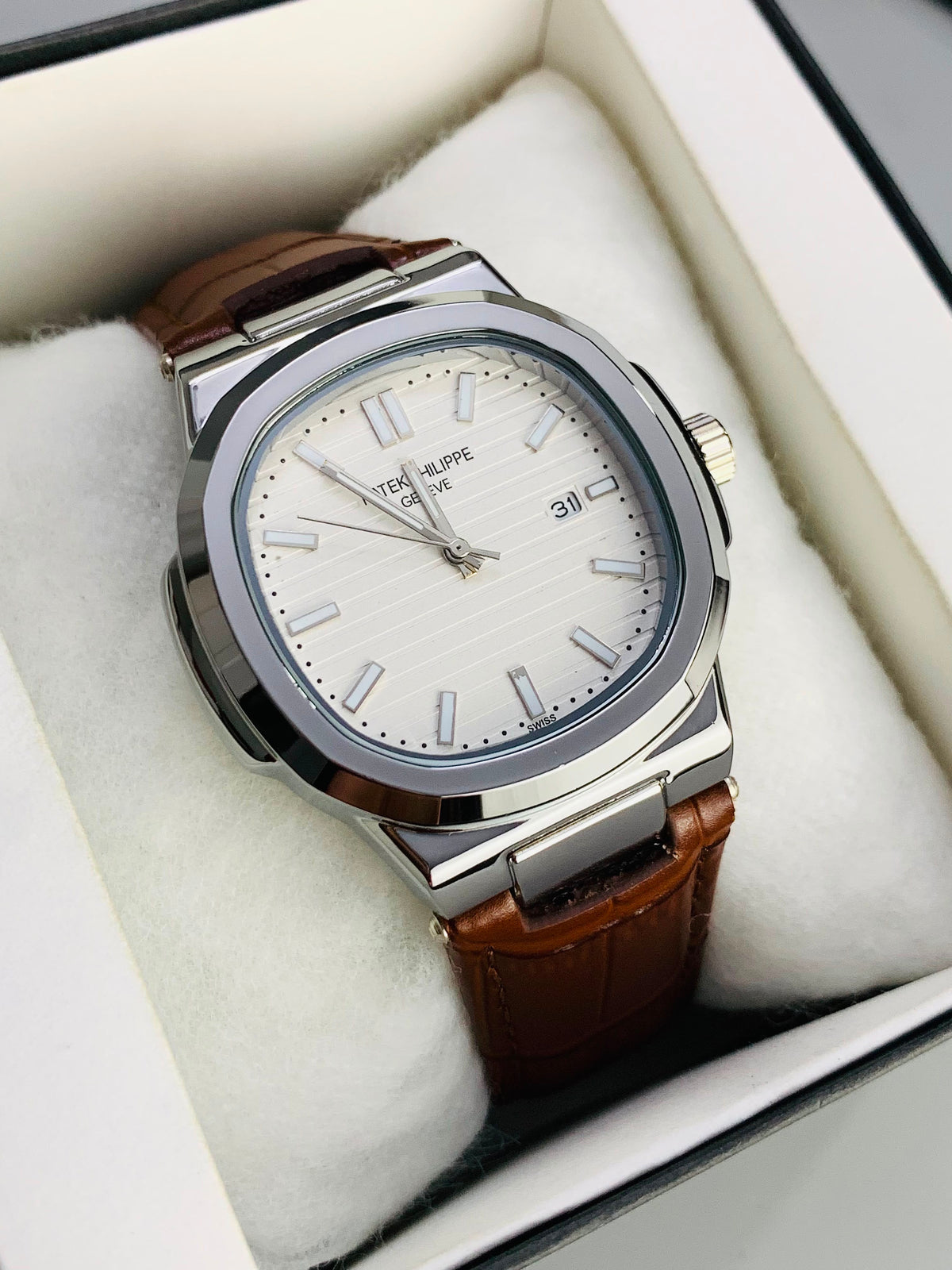 PP Old Money Leather Strap Watch – Multiple Colors