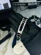 Rlx Daytona Silver & Black Quartz Men's Watch