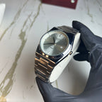 Tissot PRX Semi Automatic Style White Dial Silver Chain Watch