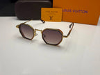 Bold Geometric Metal-Frame Sunglasses – Premium Collection