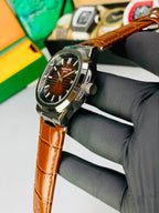 PP Old Money Leather Strap Watch