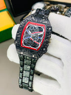 RM 67-02 Style Skeleton Tonneau Watch