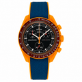 Omega x Swatch Mission to the Moon Orange Dial Watch (Premium Edition)