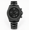 KU RLX Daytona All Black Quartz Men's Watch