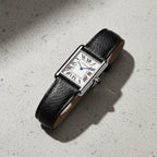 Tissot Men’s Black Dial & Cartier Tank Watch – Premium 2 Watch Combo