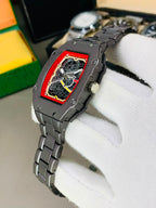 RM 67-02 Style Skeleton Tonneau Watch