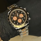 Two-tone Daytona-style watch featured product photo