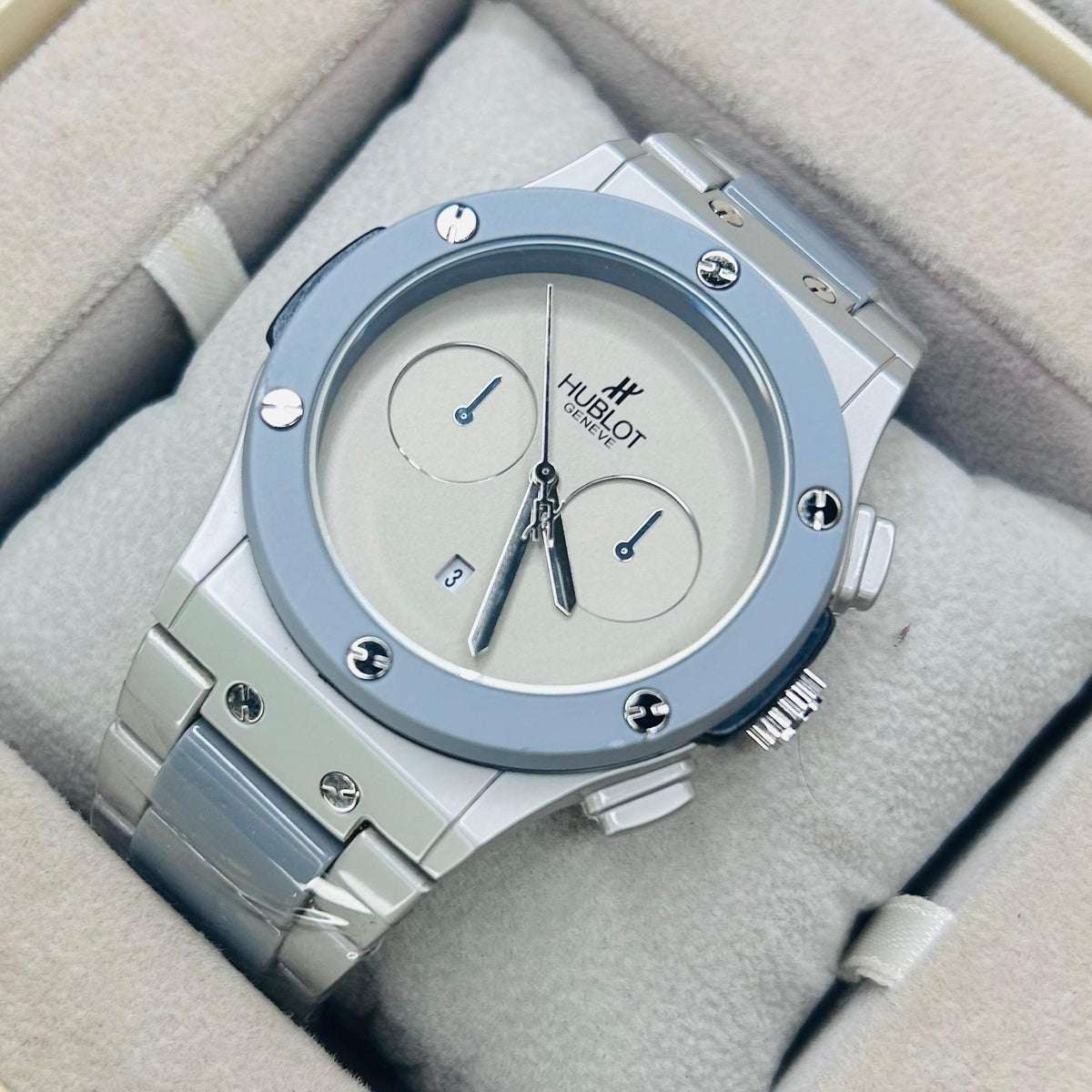 Hublot Men's Silver Dial Stainless Steel