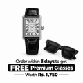 Cartier Tank White Roman Dial Leather Strap Date Watch