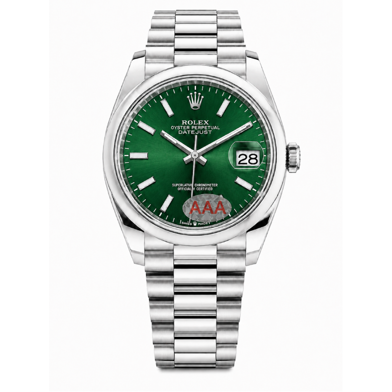 RX Oyster Perpetual Datejust Green Dial Men's Watch