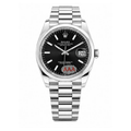 RX Oyster Perpetual Datejust Black Dial Men's Watch