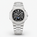 Patek Philippe Nautilus Chronograph Automatic Watch – Silver Black (Master Edition)