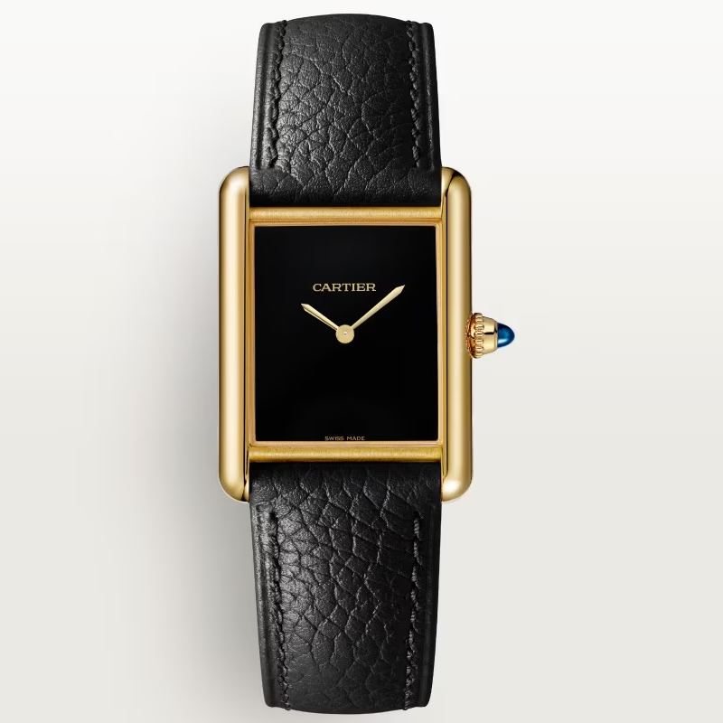 Cartier Tank Leather Strap Watch (Premium Edition)