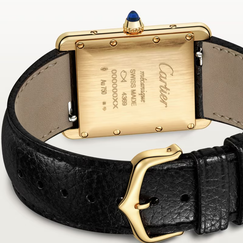 Cartier Tank Leather Strap Watch (Premium Edition)