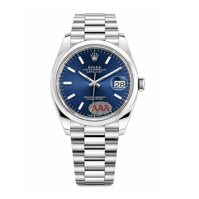RX Oyster Perpetual Datejust Blue Dial Men's Watch