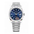 RX Oyster Perpetual Datejust Blue Dial Men's Watch