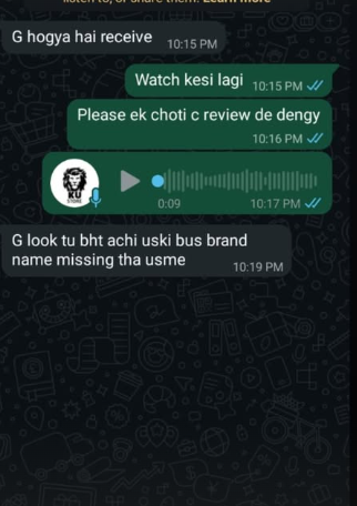 Customer review 19
