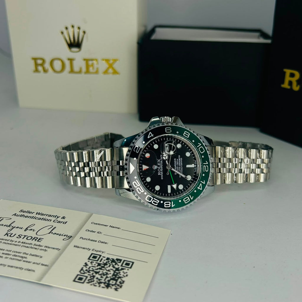 RX GMT Master II Green & Black Bezel Jubilee Watch