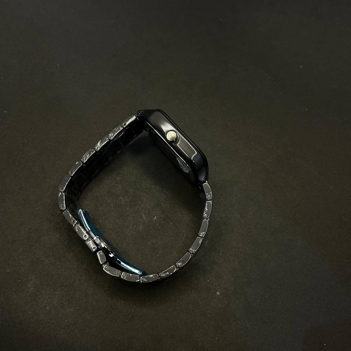 Rado Men's White Dial Black Chain Watch