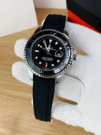 RLX Men's Quartz Yacht-Master Rotating Bezel Date Display Watch – Multiple Color Options