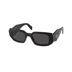 Prada PR 17WS Rectangle Sunglasses Black (Premium Edition)