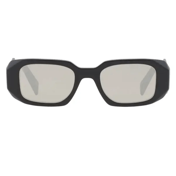 Prada PR 17WS Rectangle Sunglasses Black (Premium Edition)