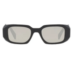 Prada PR 17WS Rectangle Sunglasses Black (Premium Edition)
